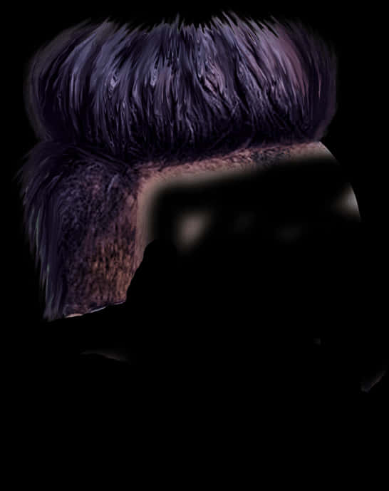 Dark Purple Hair Texture PNG