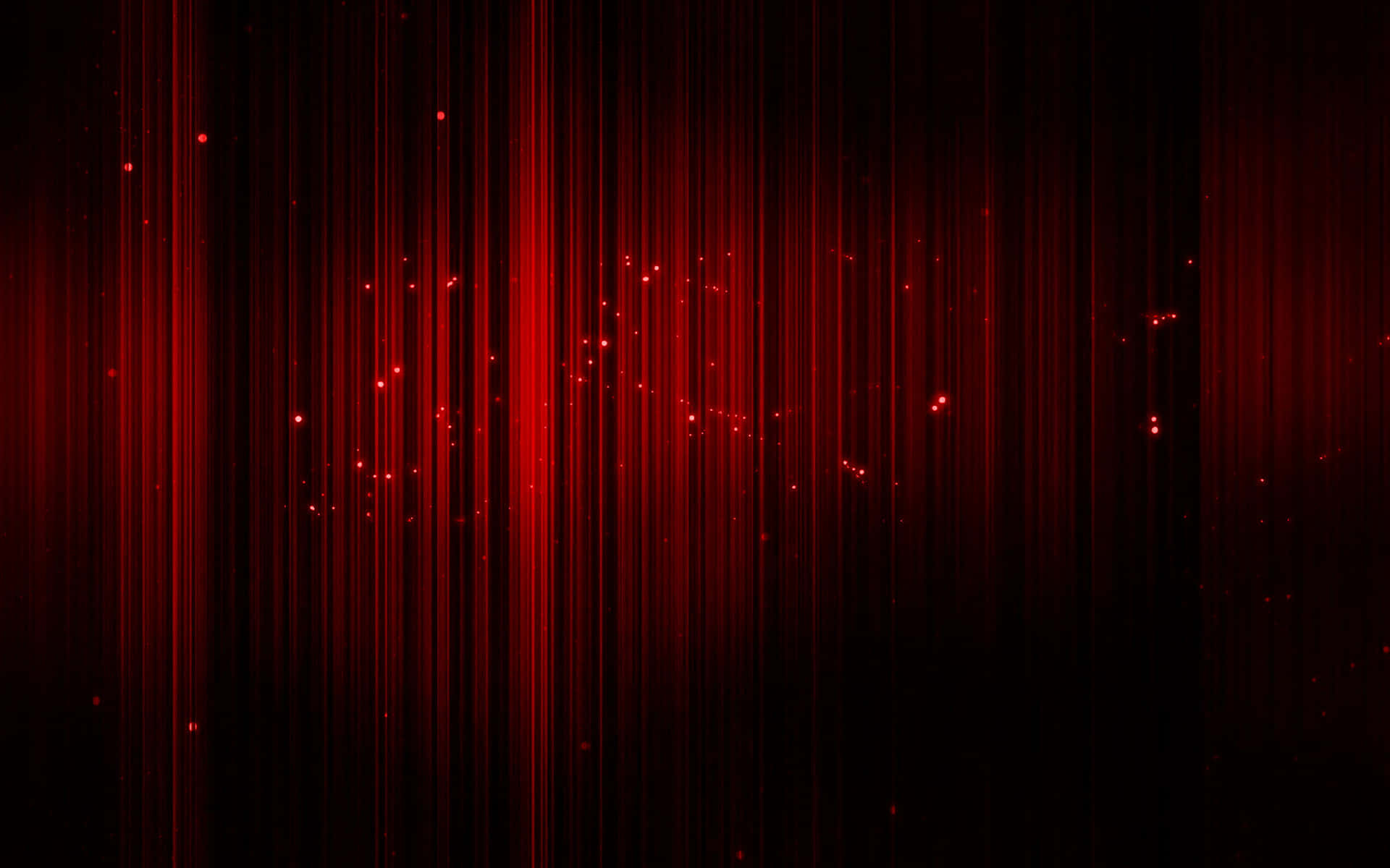 Dark Red Background Strands Of Red Lights
