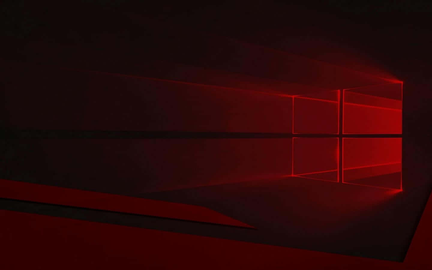 Fondorojo Oscuro Con Ventanas Rojas Del Sistema Operativo Windows