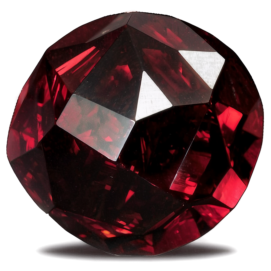 Dark Red Crystal Png 06242024 PNG