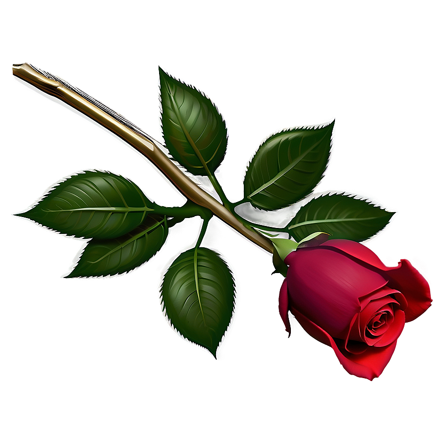 Dark Red Rose Png 05242024 PNG