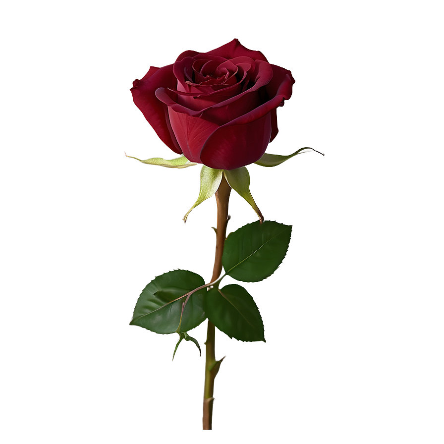 Dark Red Rose Png Efr47 PNG