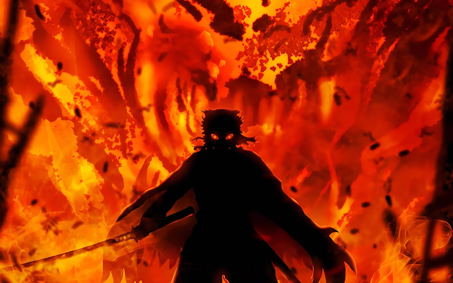 Rise Again In The Fires Of Rengoku Wallpaper