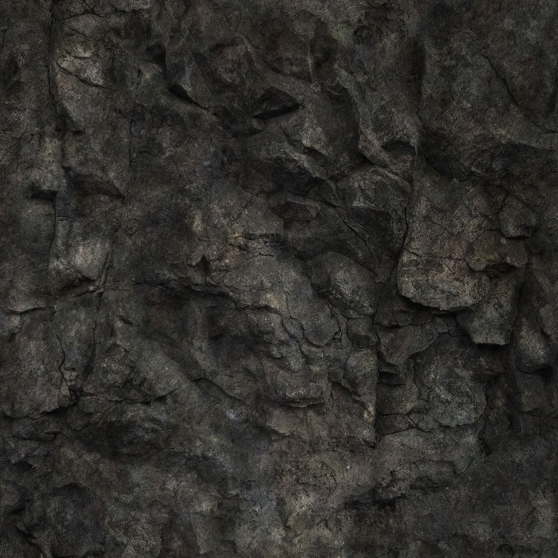 Majestic Dark Rock Landscape Wallpaper