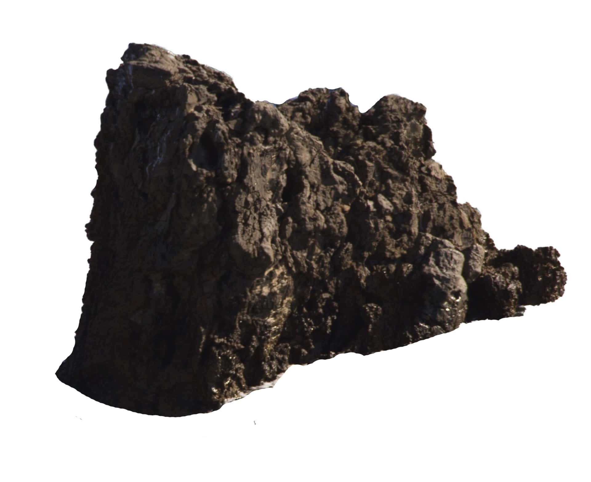Mysterious Dark Rock Formation Wallpaper