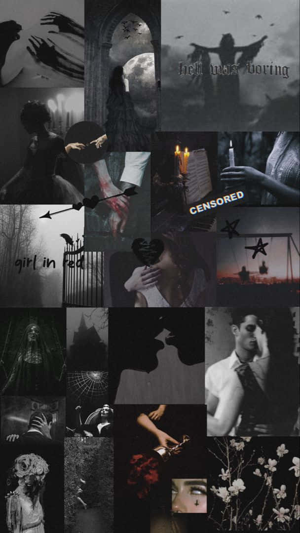 Dark_ Romance_ Collage_ Aesthetic.jpg Wallpaper