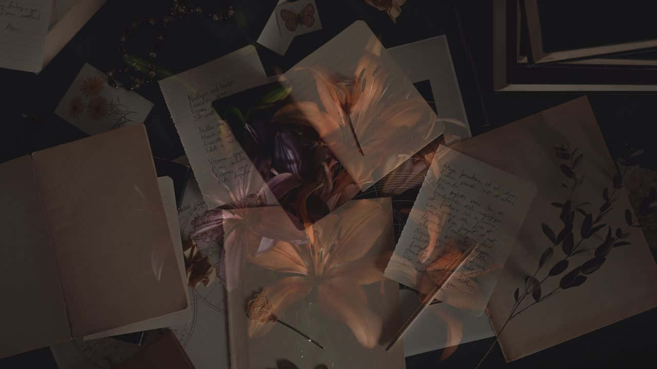Dark Romance_ Mysterious Love Letters Wallpaper
