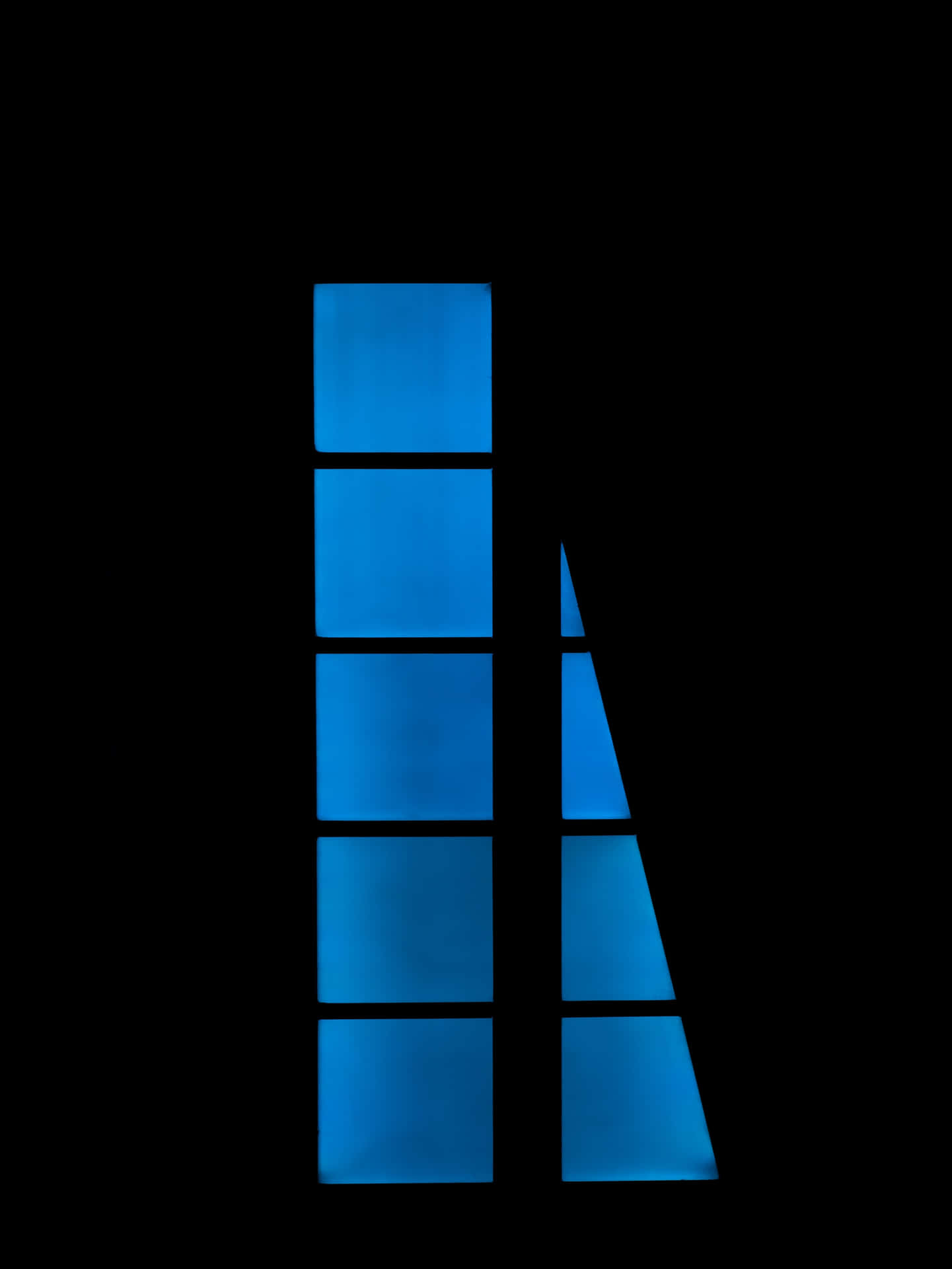 Uncielo Azul Con Un Fondo Negro