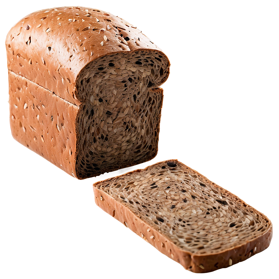 Dark Rye Bread Slice Png 61 PNG