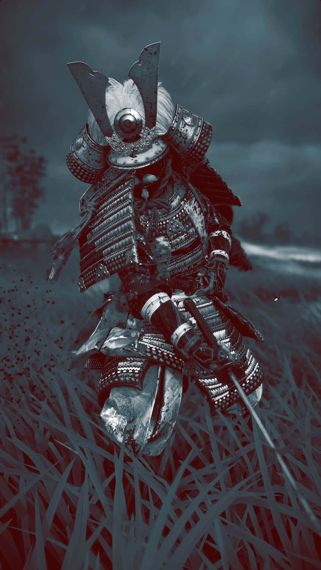 Samuraioscuro Nella Fattoria Sfondo