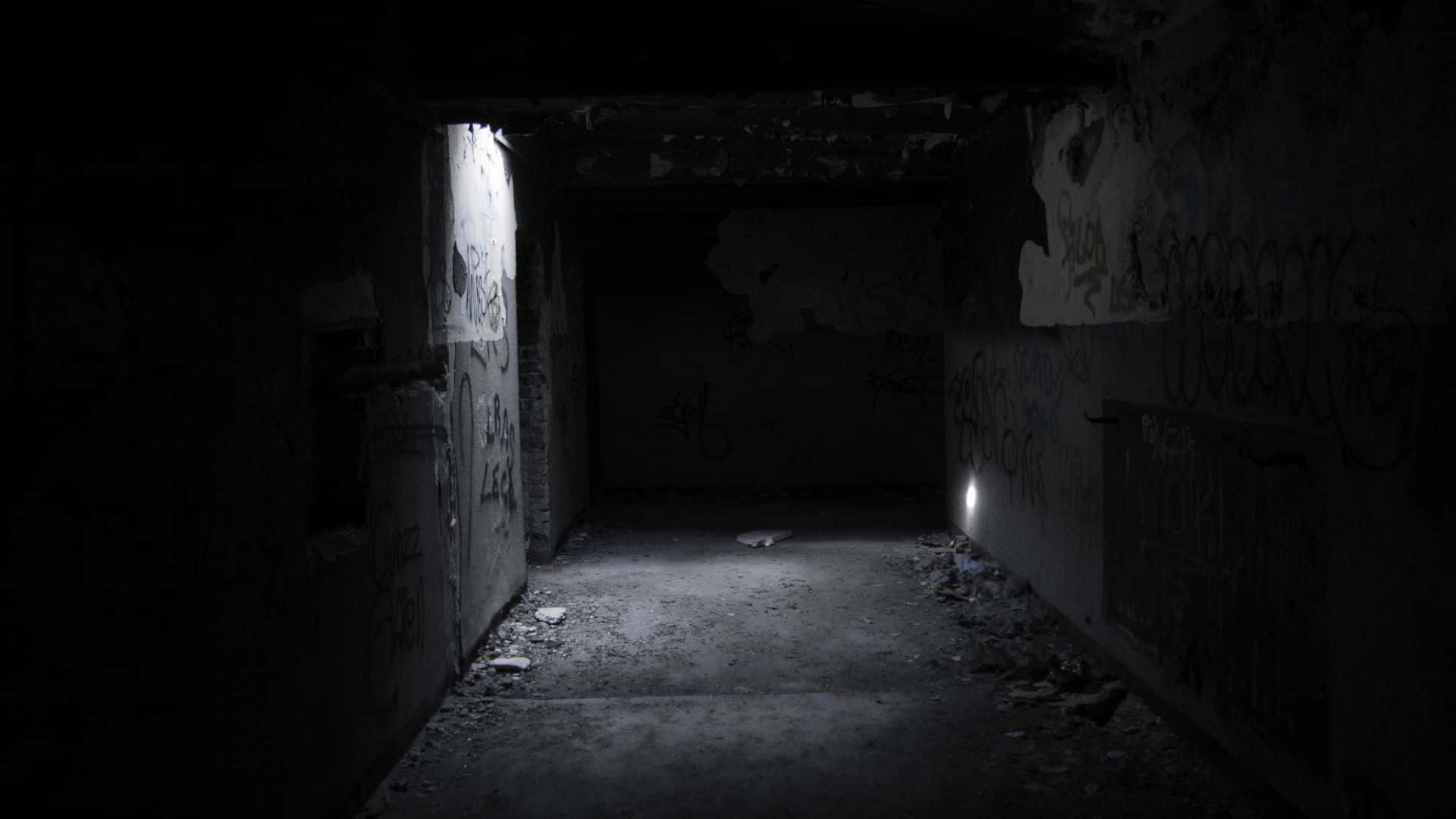 Dark Scary Haunted Alley Wallpaper