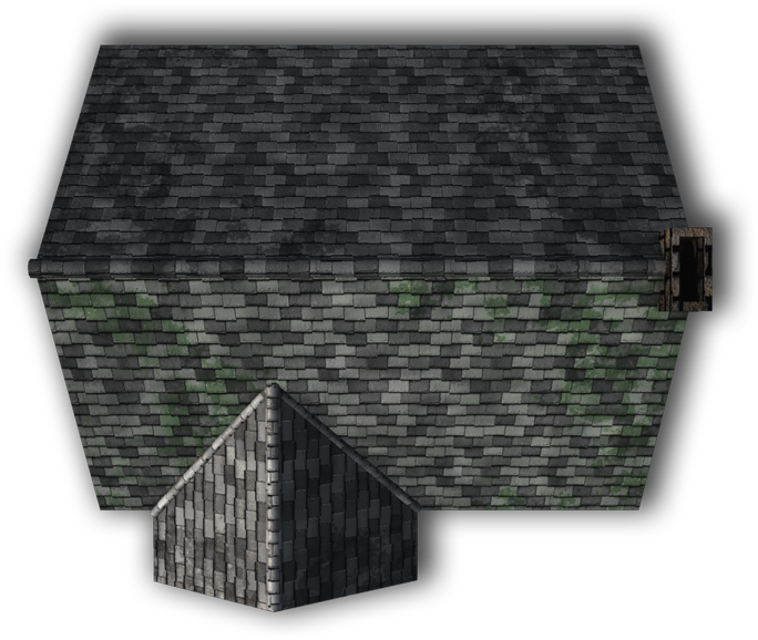 Dark Shingled Roof Texture PNG