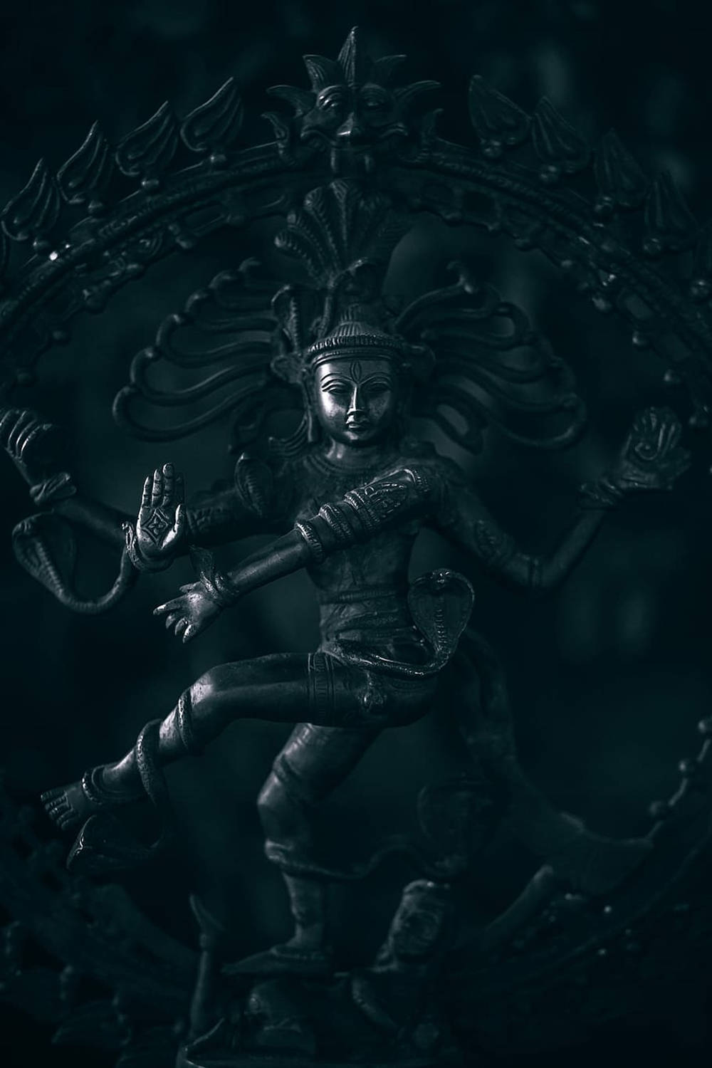 Dark Shiva Hindu Iphone Wallpaper
