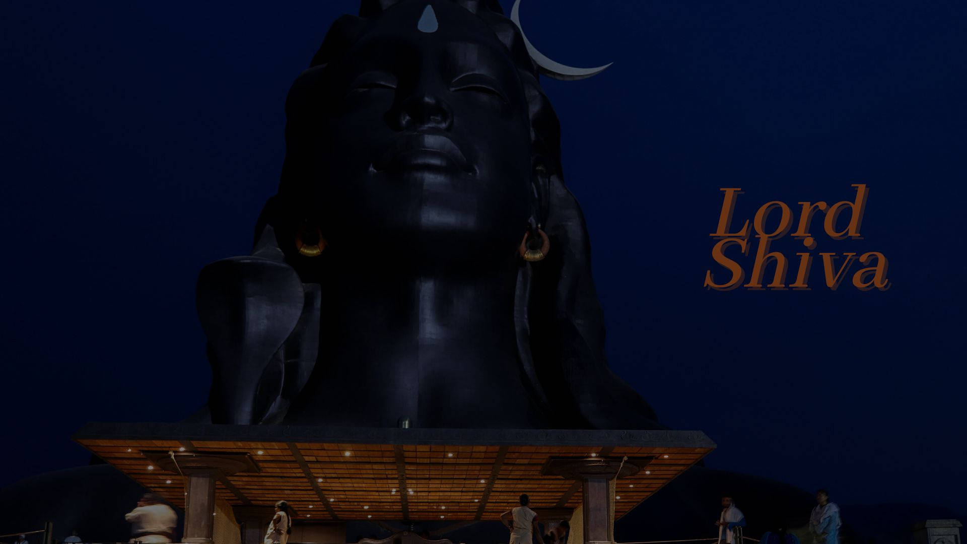 Cabezaoscura De Shiva En El Tejado. Fondo de pantalla