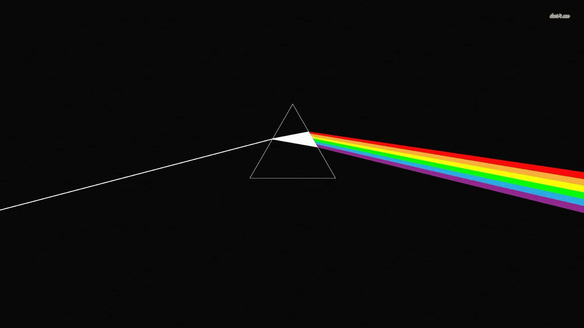 Upplevden Mörka Sidan Av Månen Med Denna Engagerande Pink Floyd-bakgrundsbild. Wallpaper
