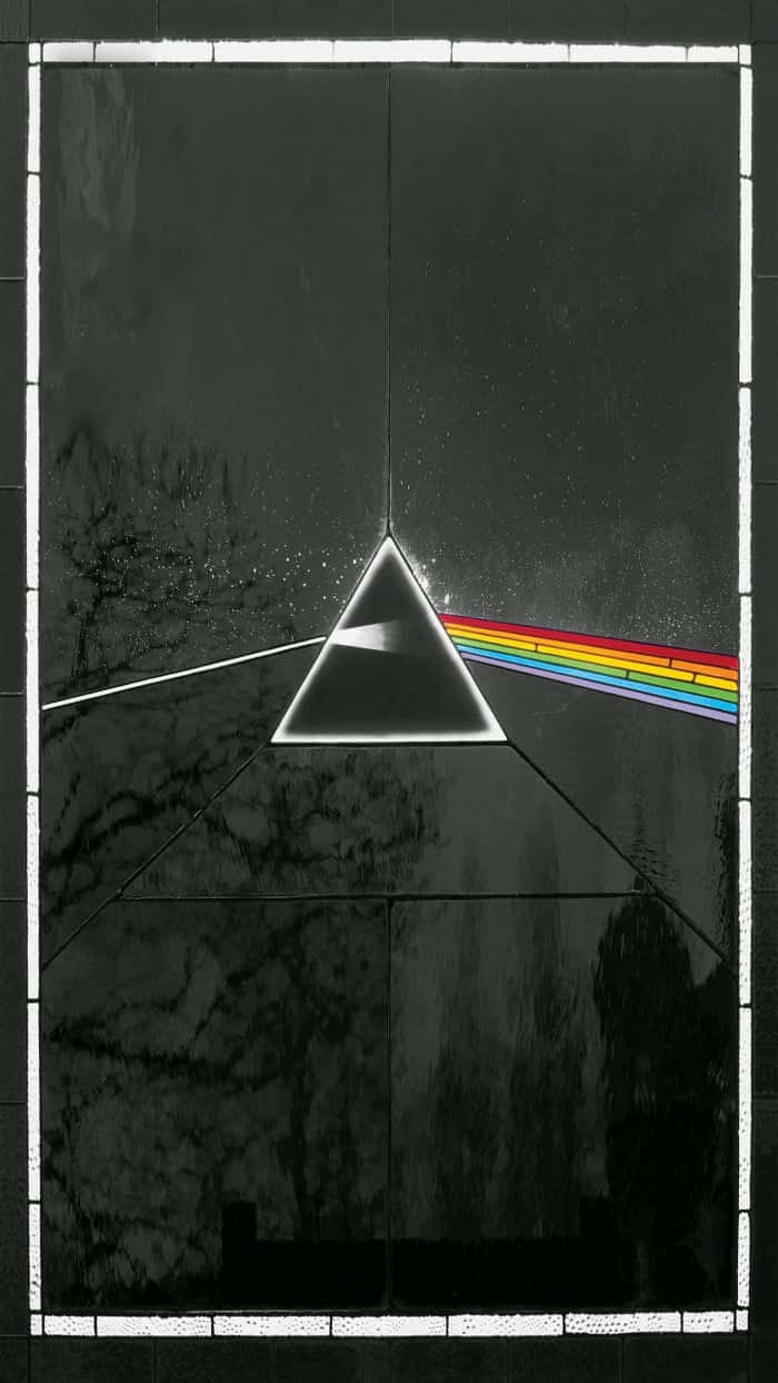 Billedeaf Pink Floyds Ikoniske Albumcover, Dark Side Of The Moon. Wallpaper