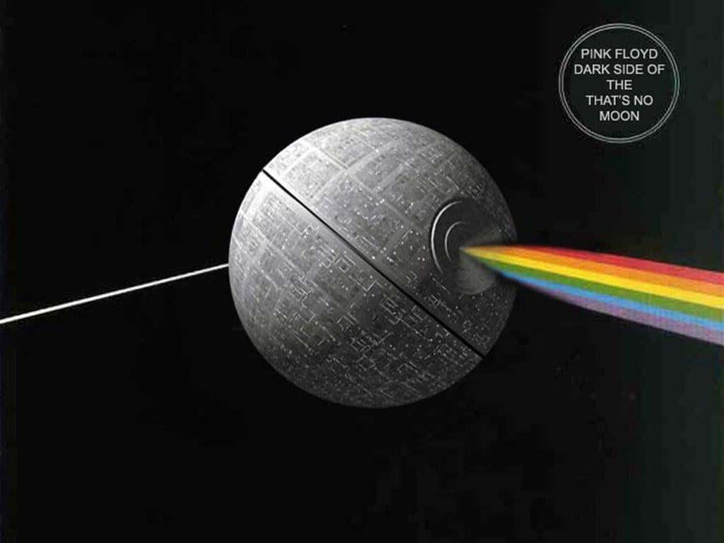 Omomento Definidor Da História Do Rock: A Capa Do Álbum Do Pink Floyd - Dark Side Of The Moon. Papel de Parede
