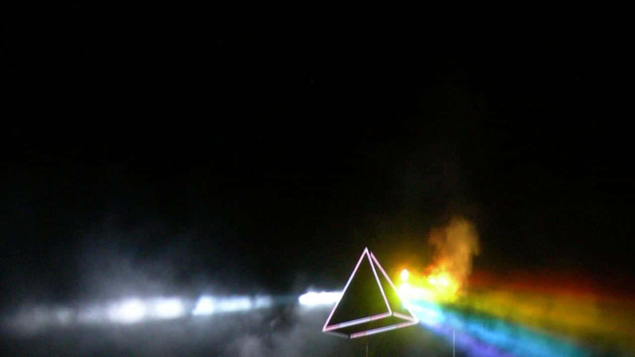 The iconic album, Dark Side of the Moon, by Pink Floyd Wallpaper