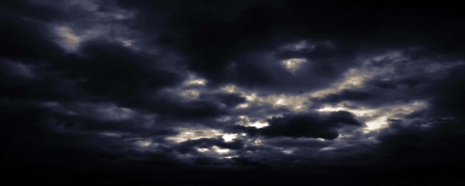 dark clouds in the sky