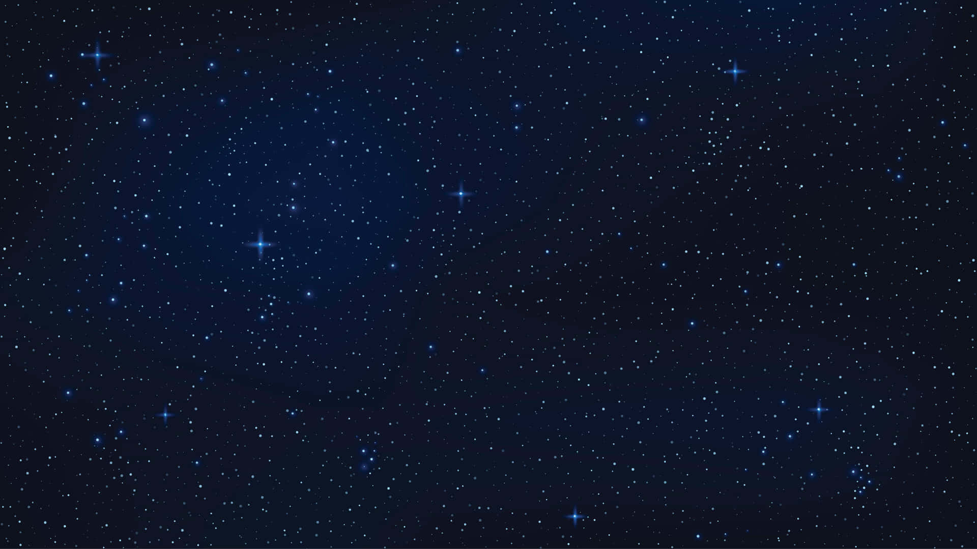 Enblå Stjärnklar Himmel Med Stjärnor