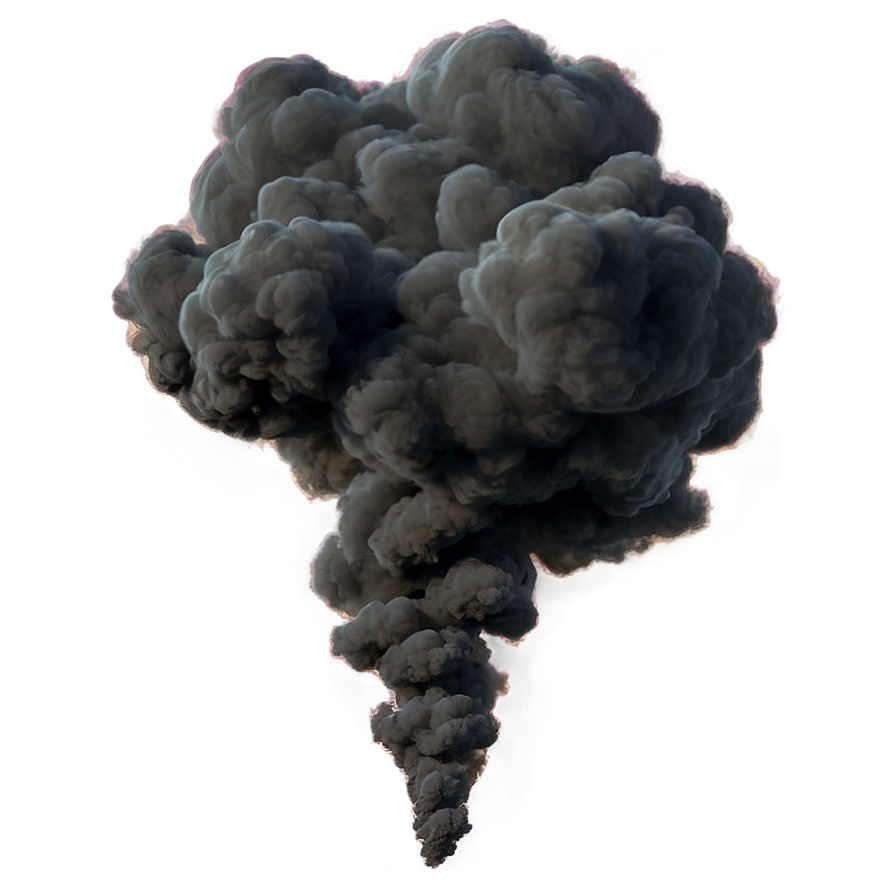 Dark Smoke Puff Png 06272024 PNG