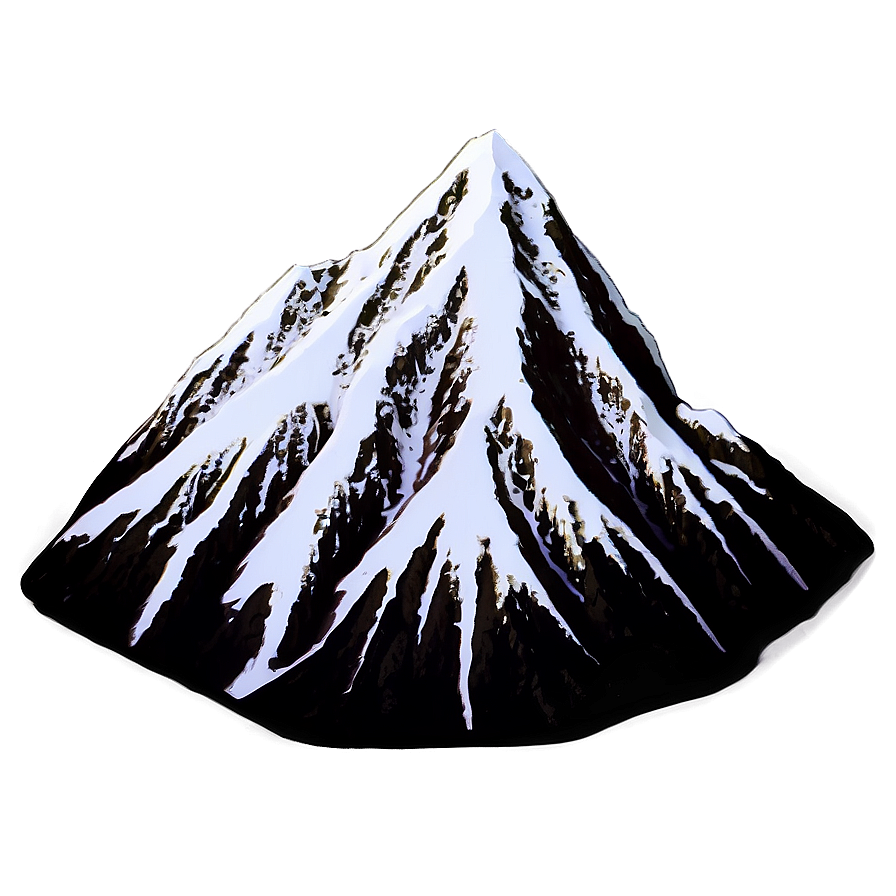 Dark Snowy Mountain Png Ccd PNG