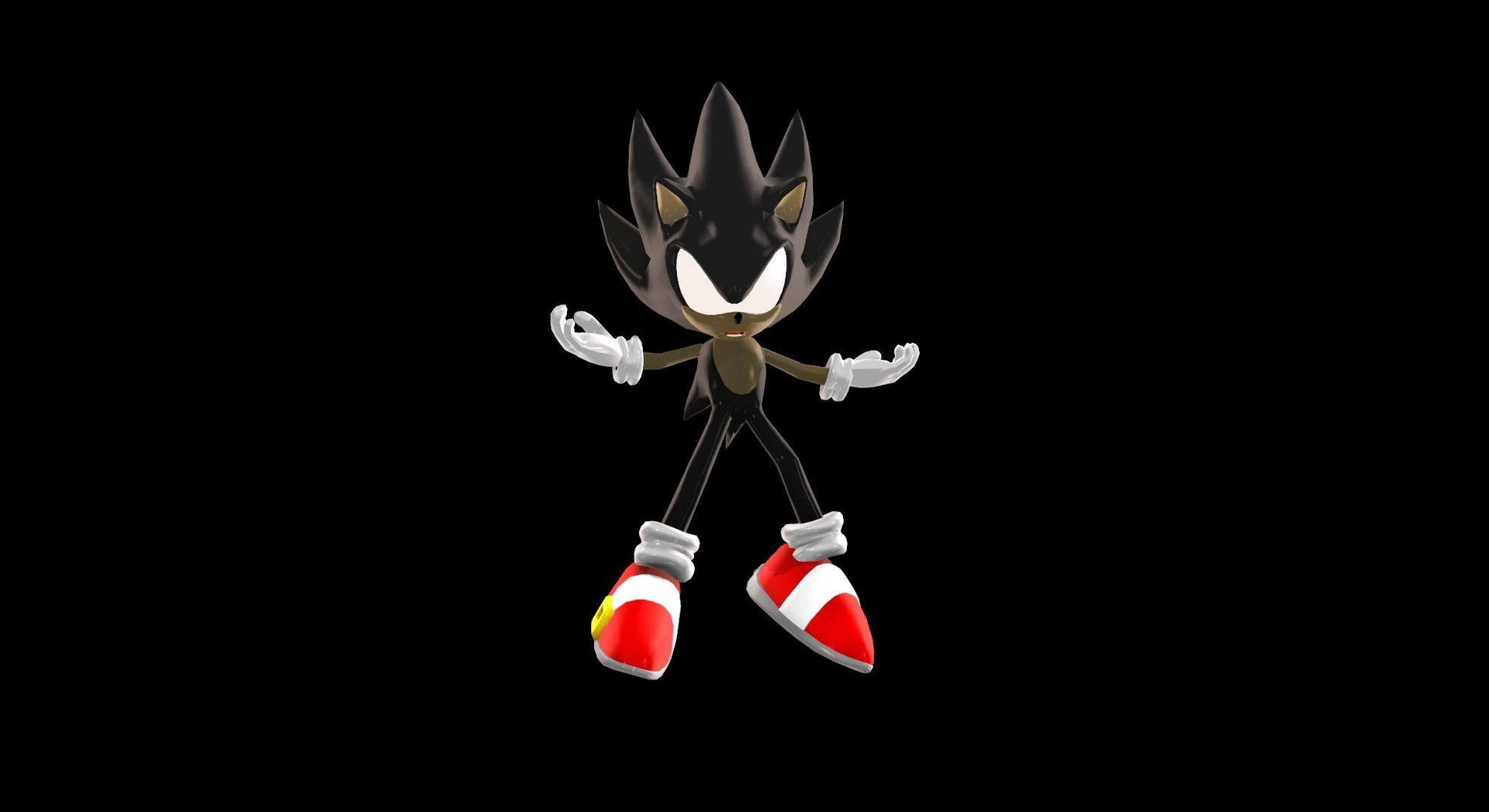 Dark Sonic 3d Graphic Design Wallpaper
