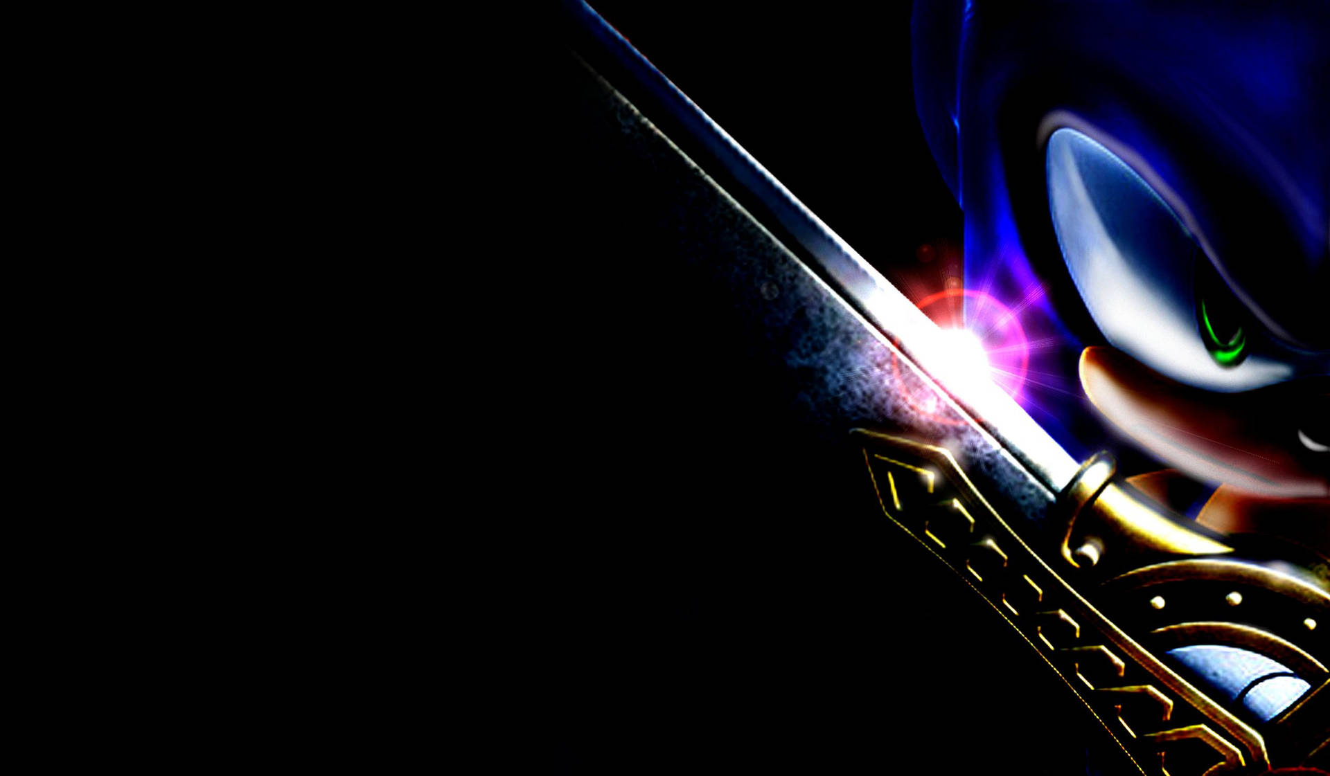 Dark Sonic Excalibur Sword Wallpaper