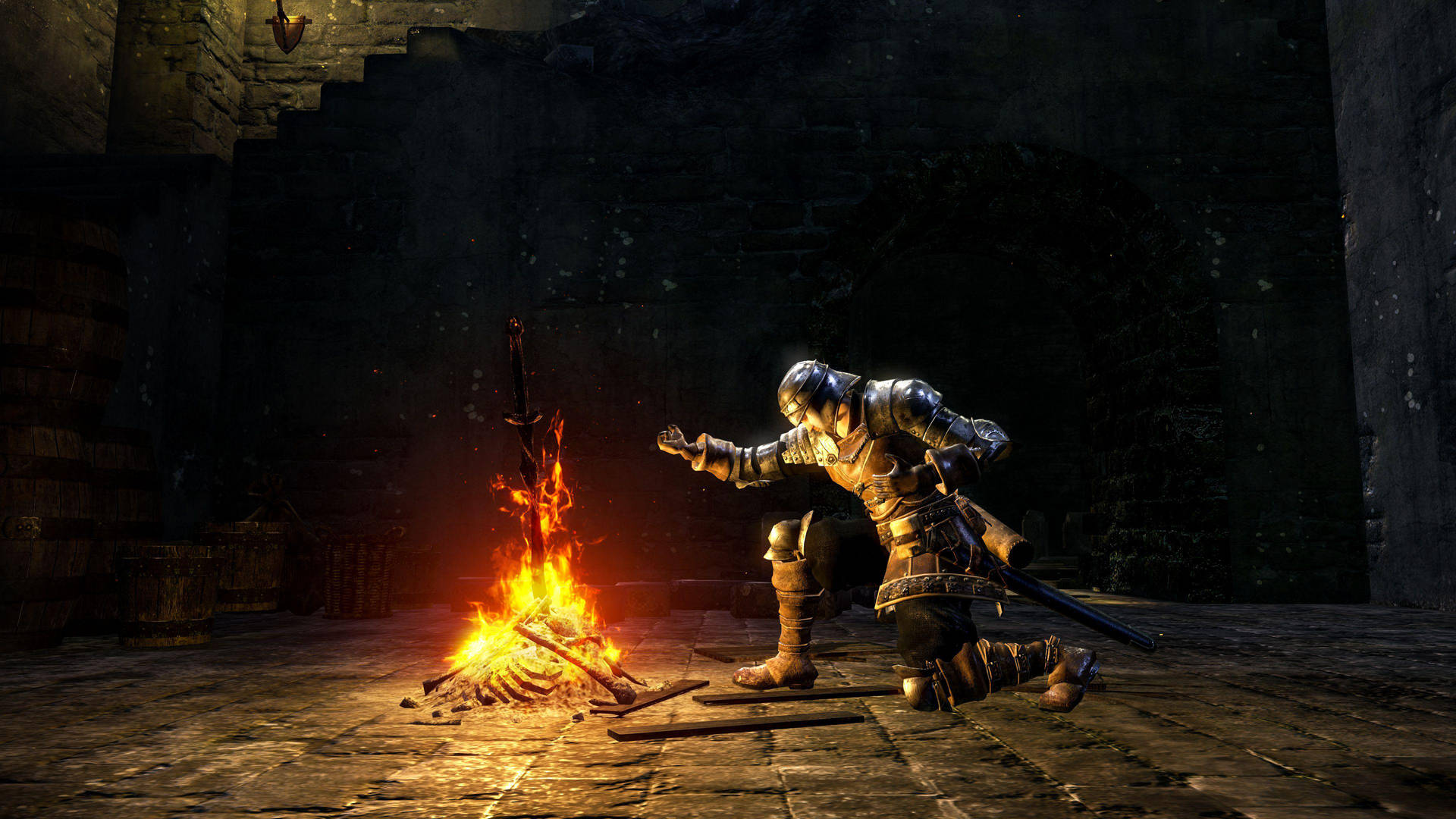 Dark Souls 4k Bonfire Wallpaper