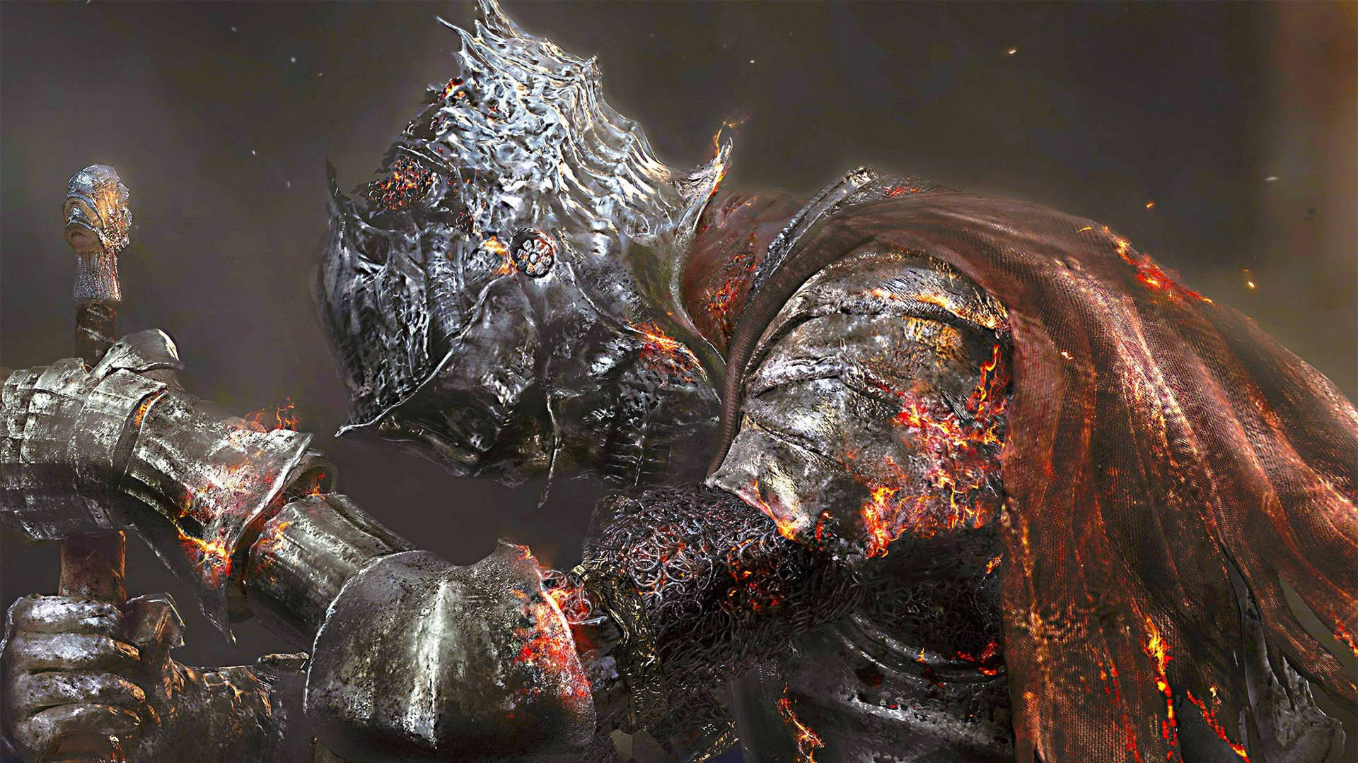 Dark Souls 4k Burning Knight Wallpaper