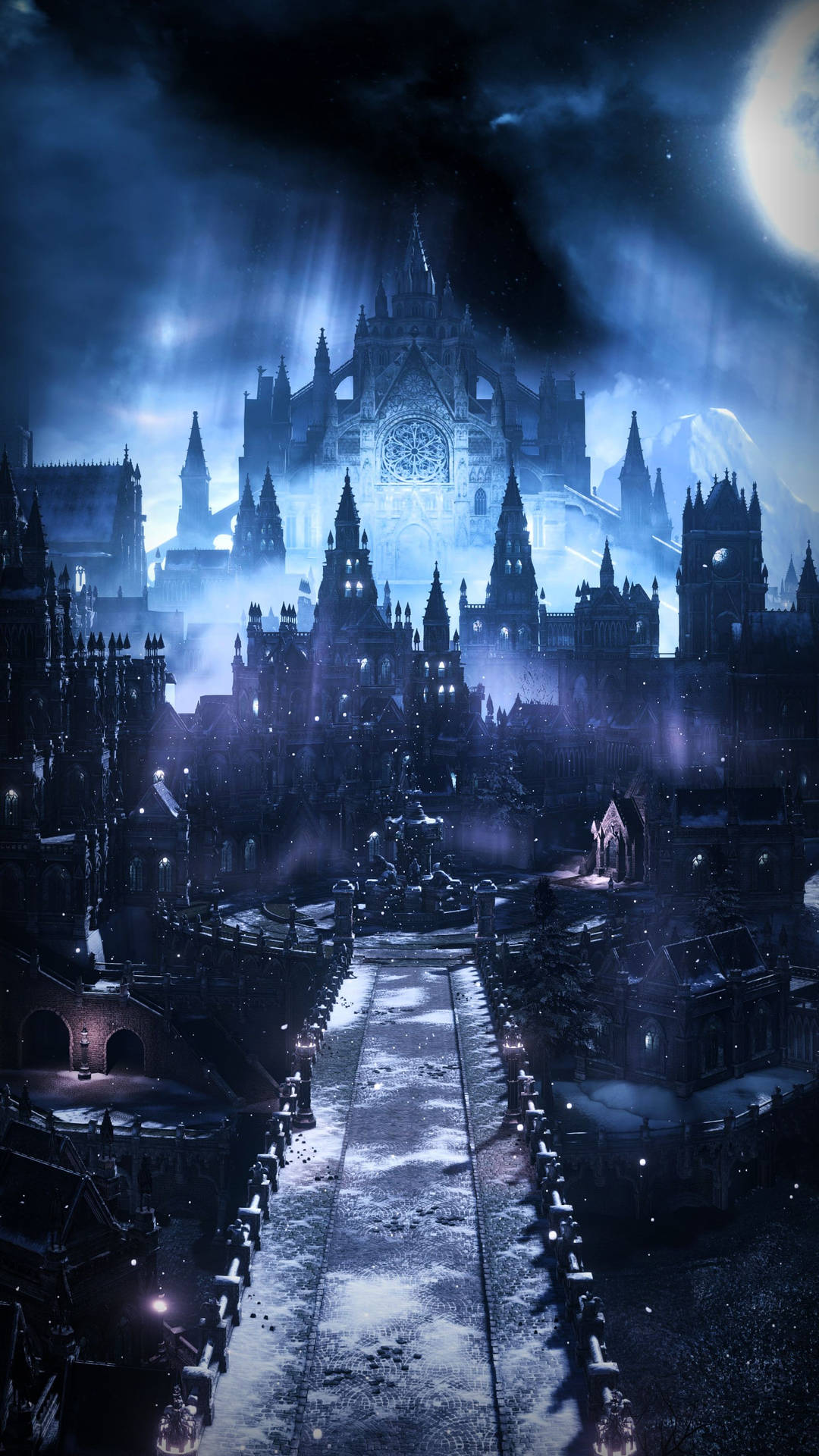 Dark Souls 4k Moonlit City Wallpaper