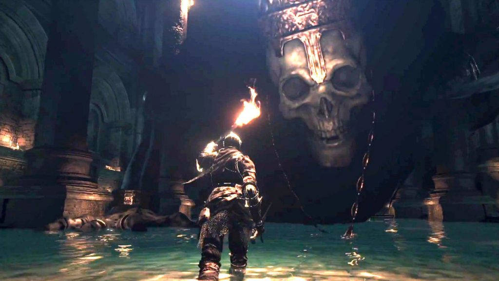 Dark Souls 4k Skeleton Boss Wallpaper