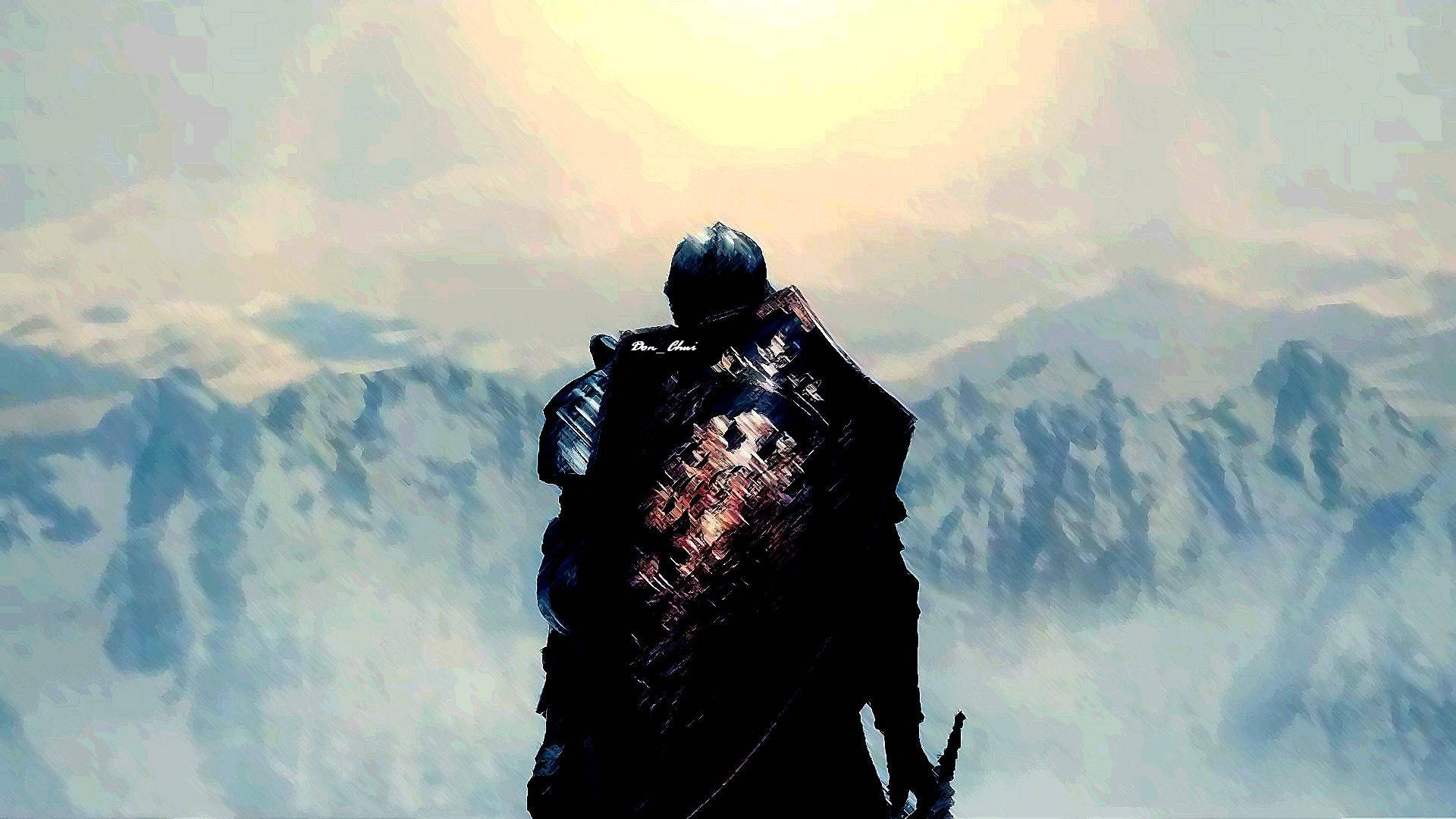 Dark Souls 4k Snowy Mountains Wallpaper
