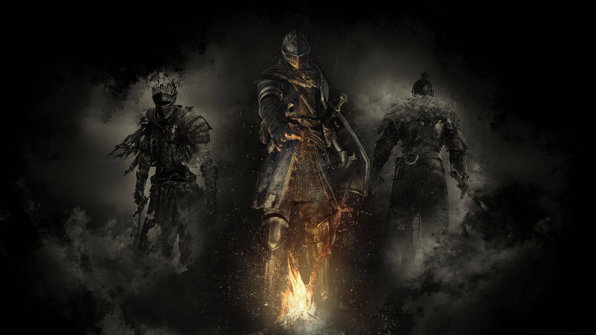 Dark Souls 4k Three Knights Wallpaper