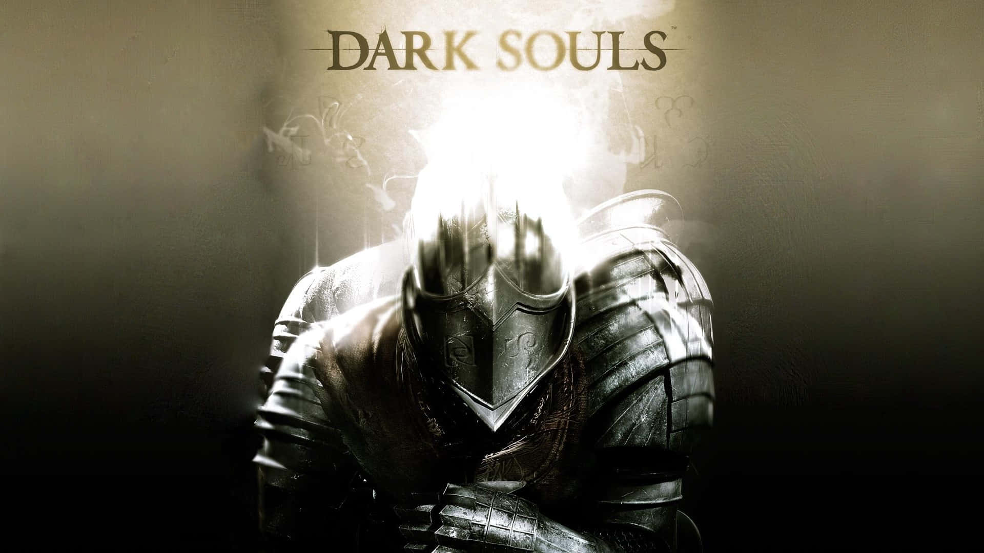 Dark Souls Black Knight in Intense Combat Wallpaper