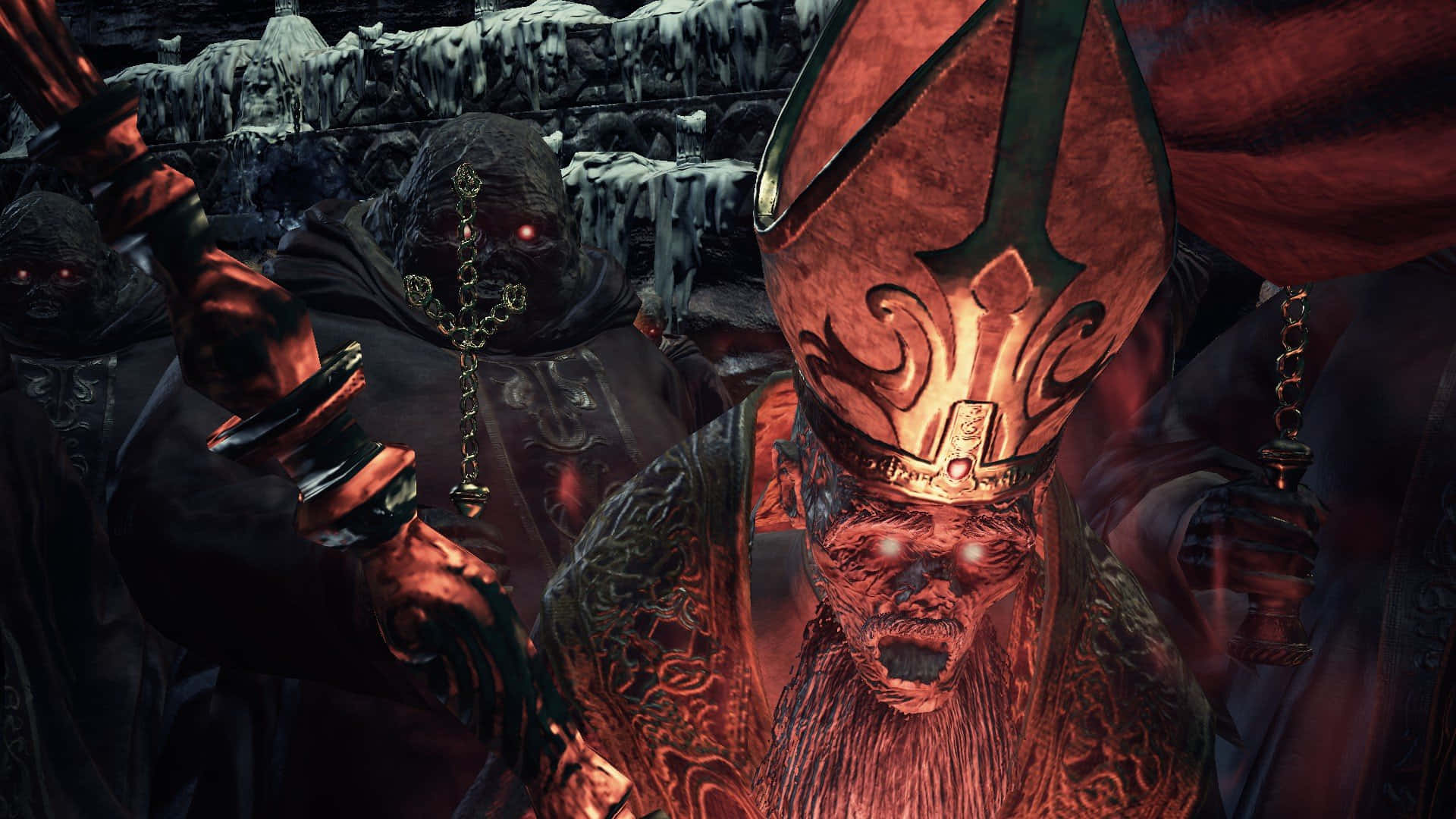 Ferocious Dark Souls Boss Battle Wallpaper
