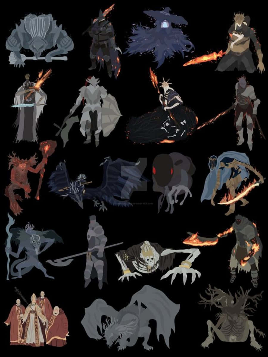 dark souls bosses wallpaper