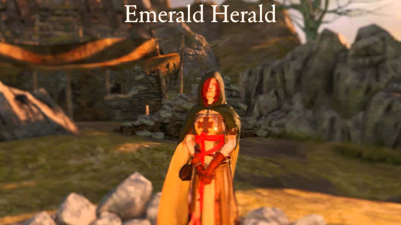 "Emerald Herald from Dark Souls in 720p resolution" Wallpaper