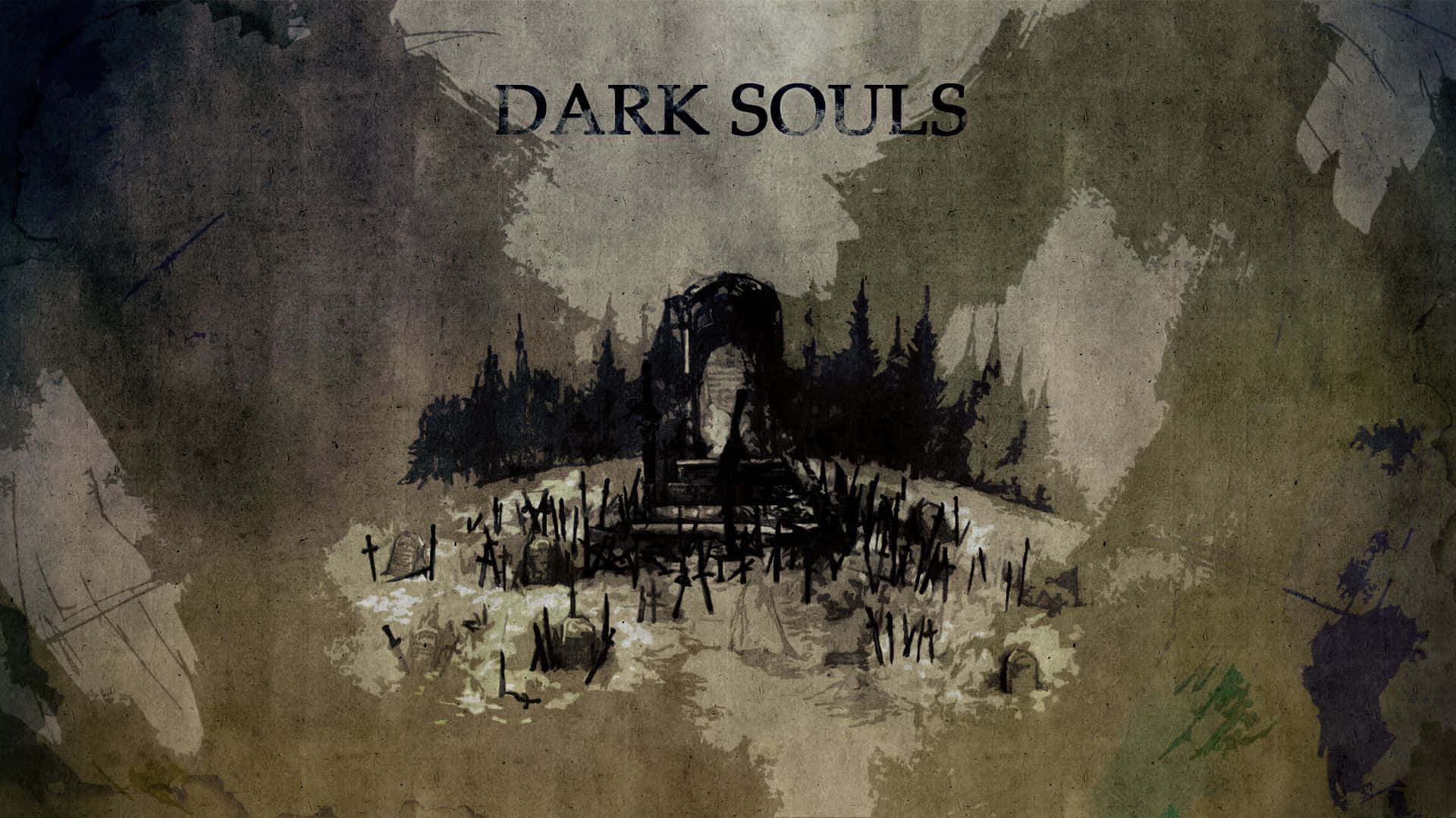 Misteriosomapa De Dark Souls En Alta Resolución Fondo de pantalla