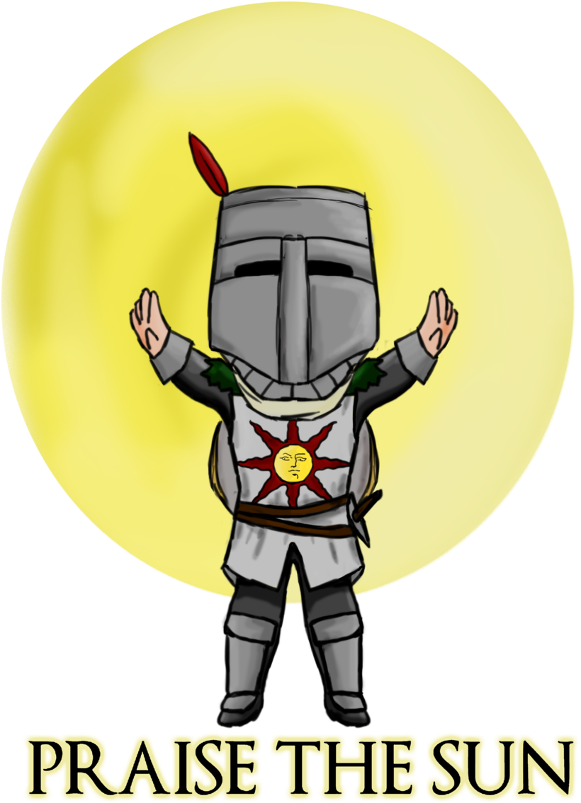 Dark Souls Praisethe Sun Illustration PNG