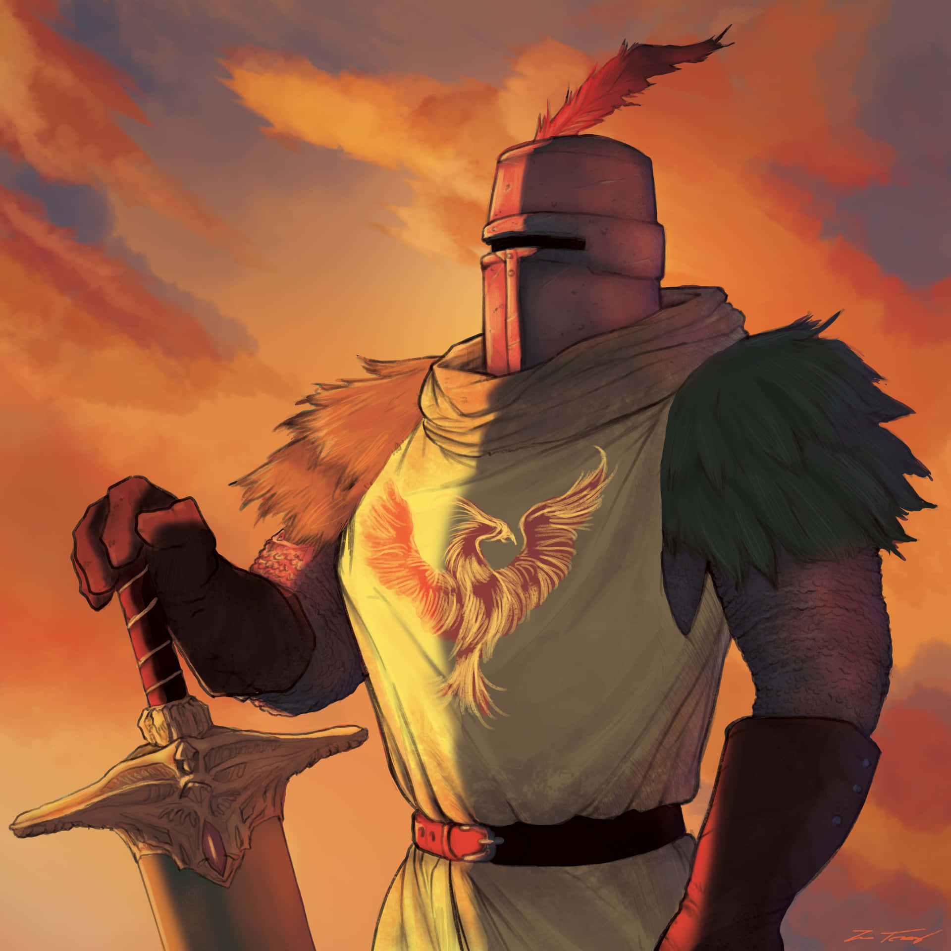 An optimist of Anor Londo - Solaire of Astora Wallpaper