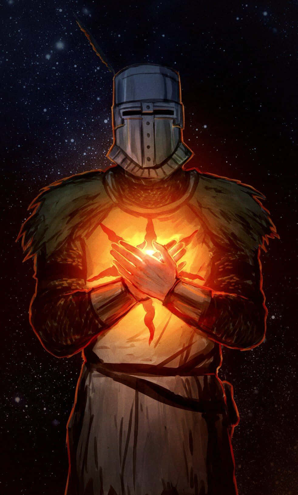 Join Solaire on His Path of Sunlight Wallpaper