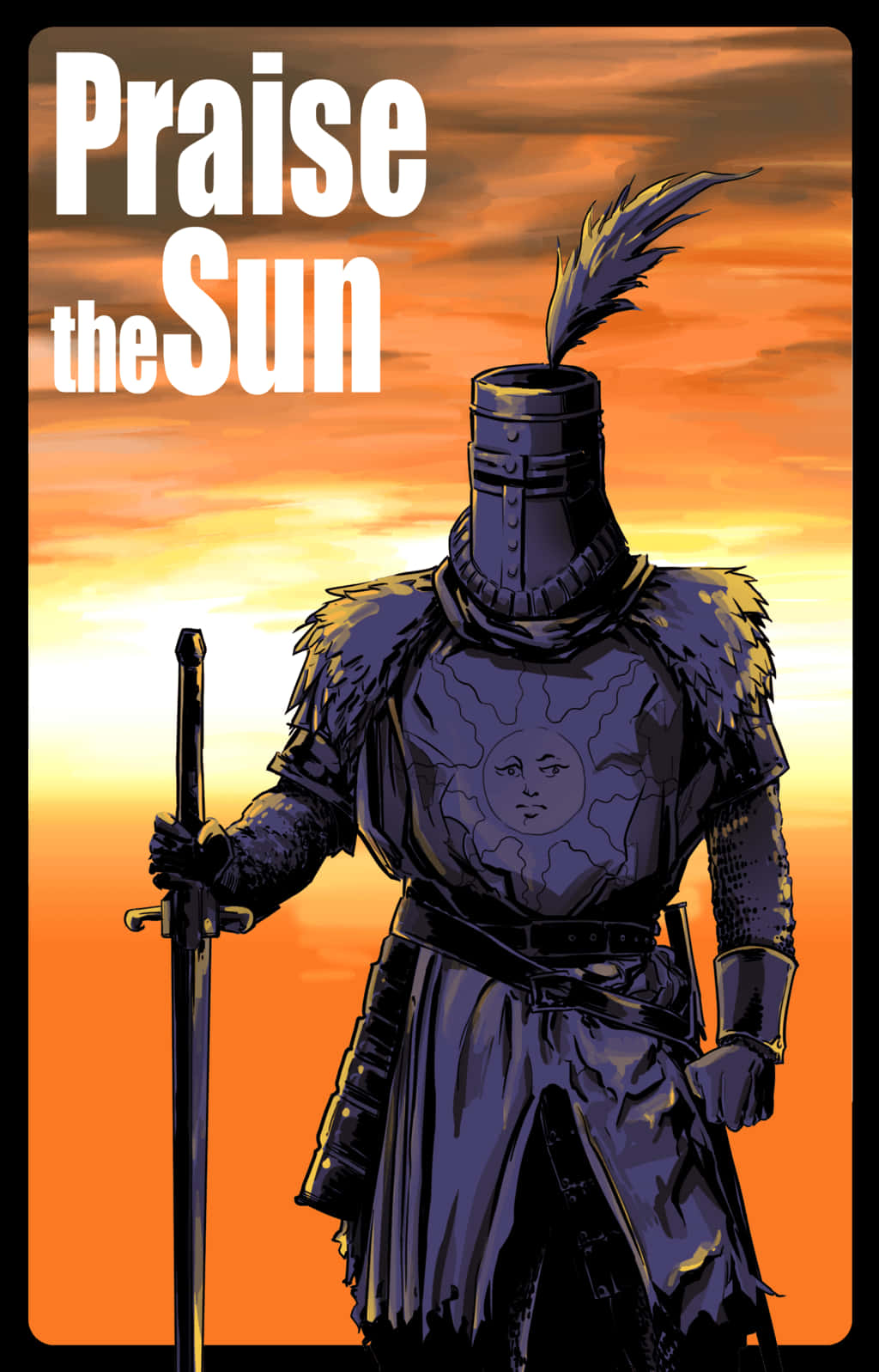 "The Chosen Undead, Solaire of Astora, lends his strength to the cause" Wallpaper