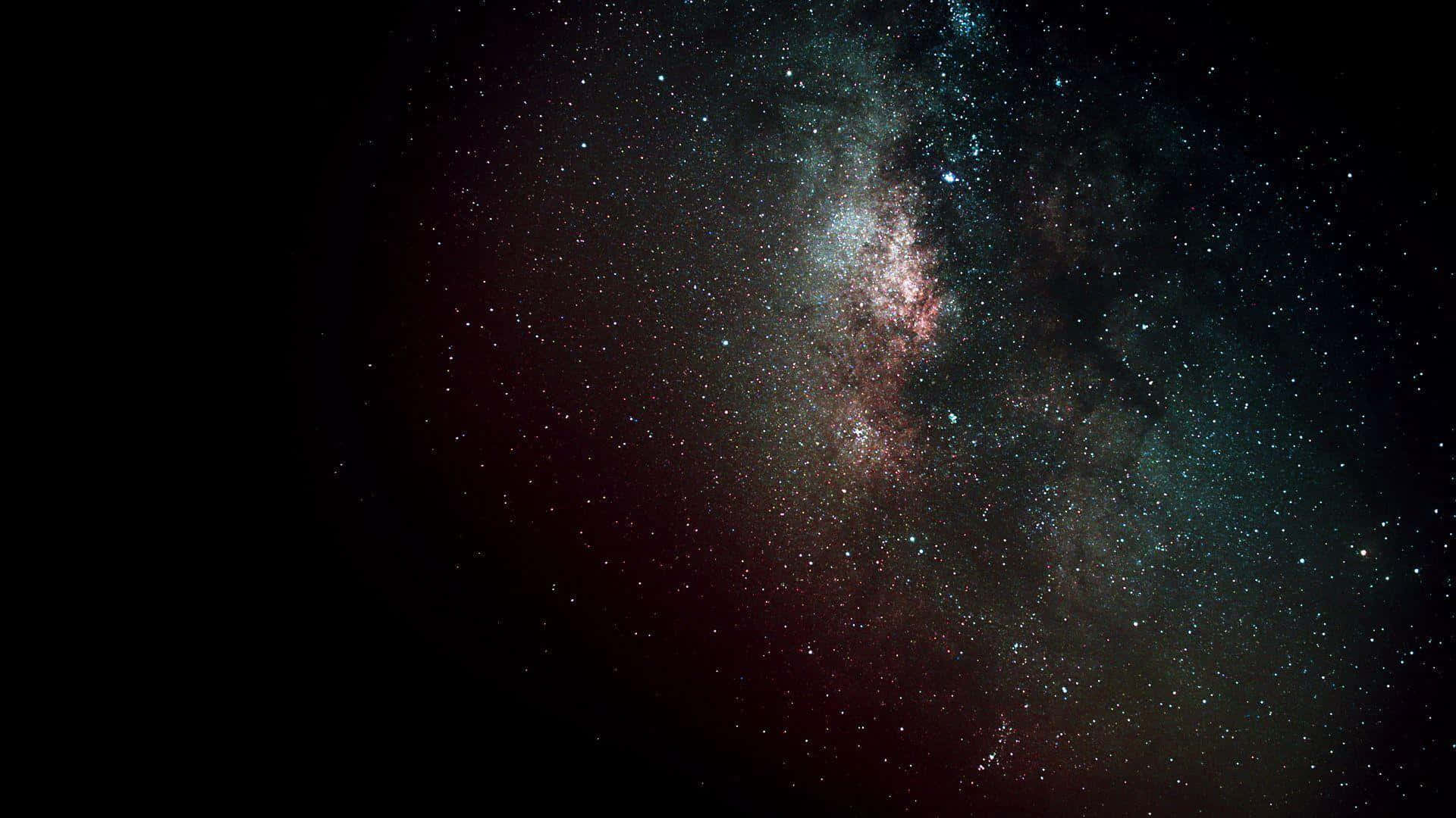 Vistadel Espacio Oscuro Y La Vía Láctea Fondo de pantalla
