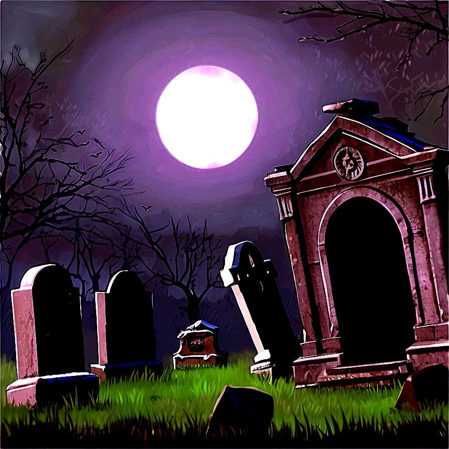 Dark Spooky Graveyard Png Ieu36 PNG