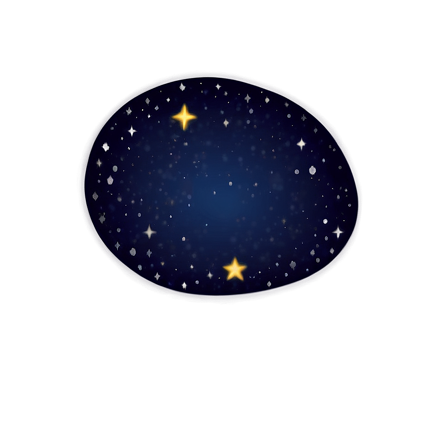 Dark Starry Sky Png 06252024 PNG