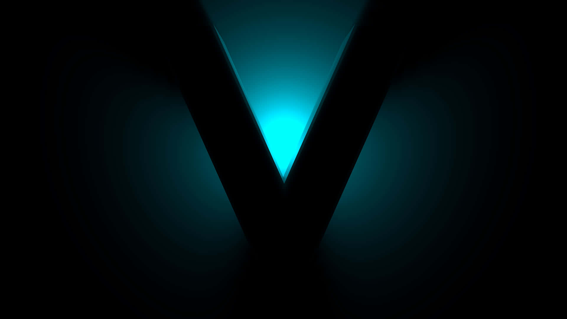 Dark Teal Abstract Background