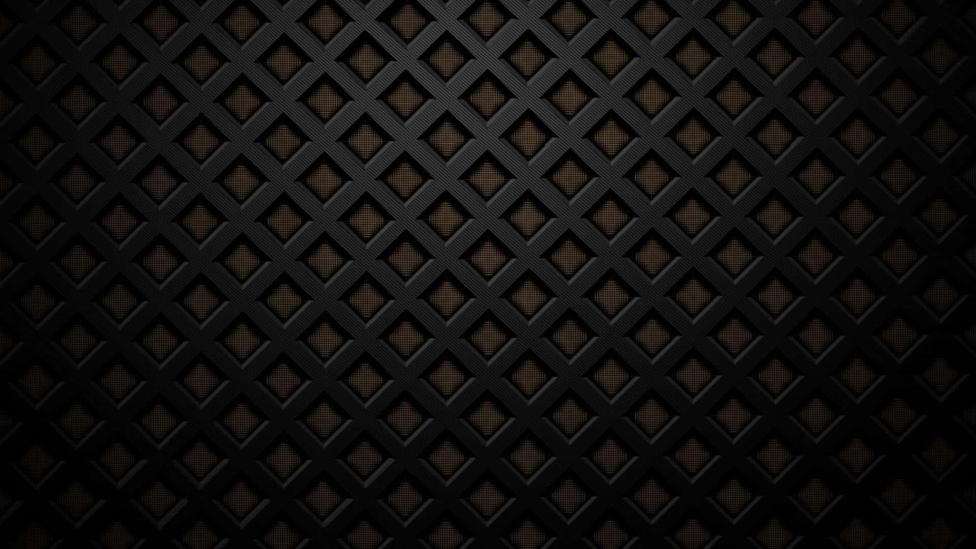A Black Metal Background With Diamonds