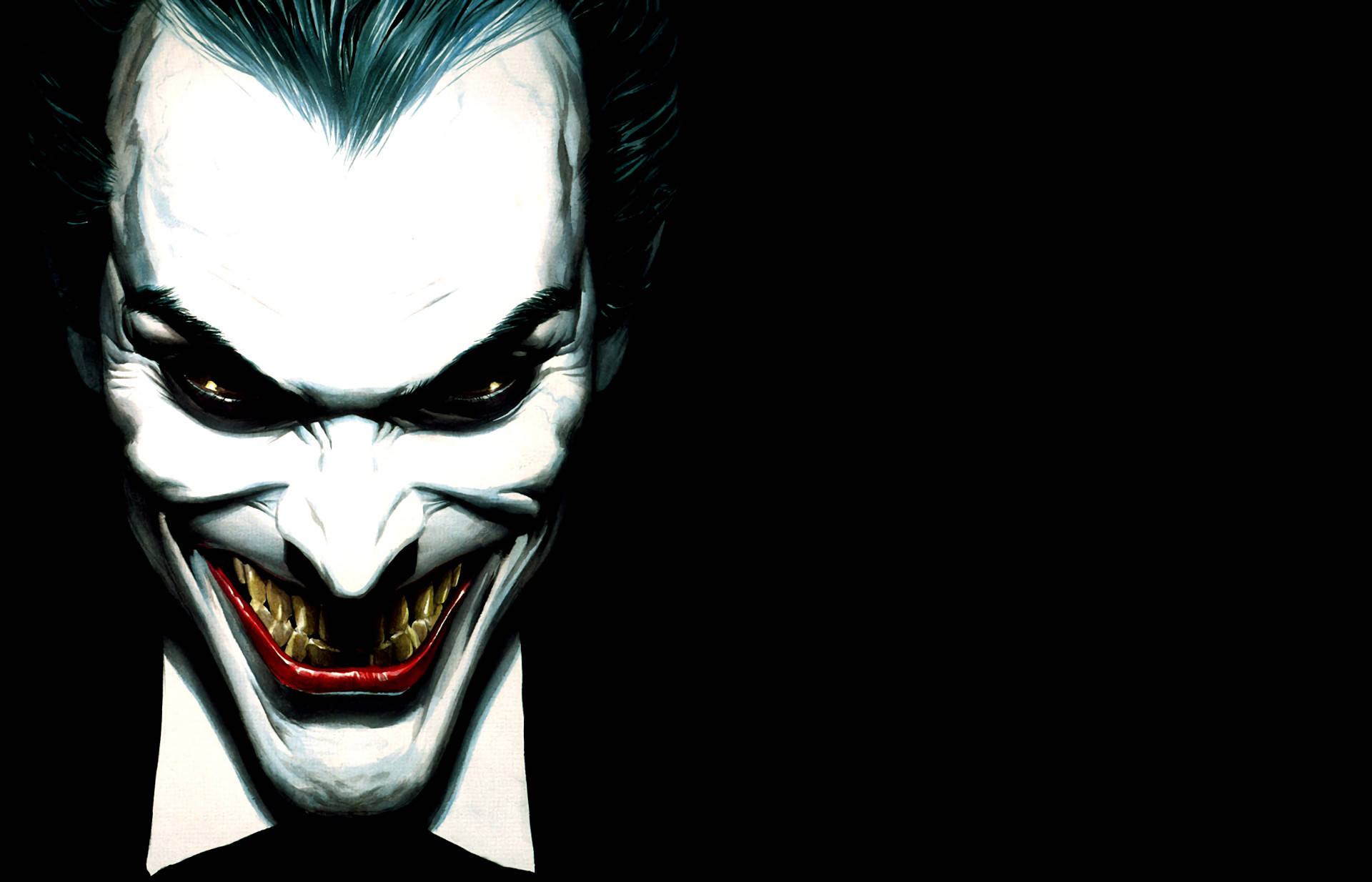 Mørk-Tematisk Joker Skrivebord Tapet Wallpaper