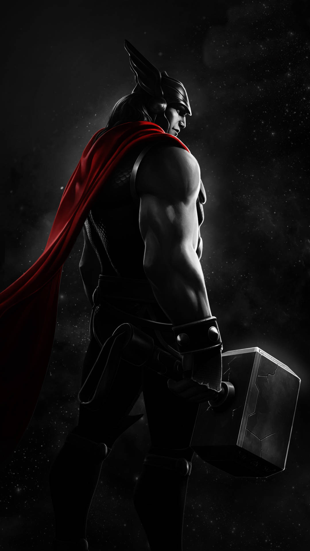 Dark Thor Superhero Background